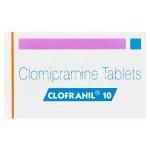 クロフラニル　Clofranil10、ジェネリックアナフラニール、クロミプラミン塩酸塩10mg　箱